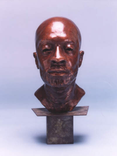 Bronze bust of Isaac Hayes